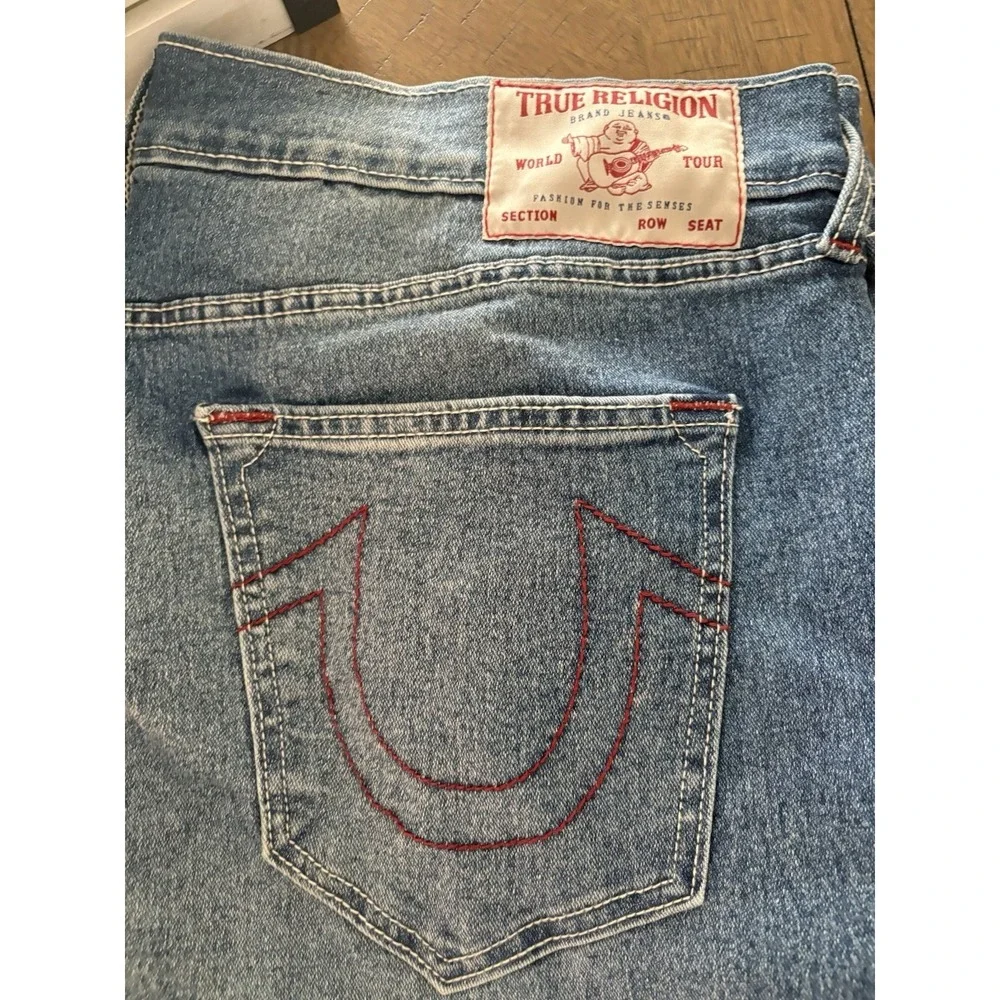 True Religion Men's Jeans 38x30 Medium Wash
